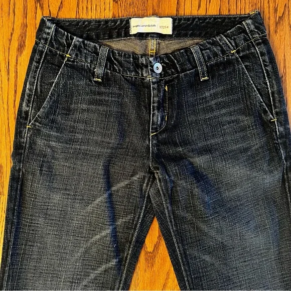 PAPER DENIM & CLOTH • Indigo Low Rise Denim Jeans - Picture 4 of 10